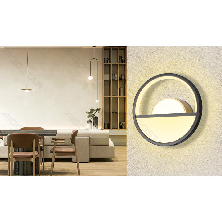 Aluminum wall light 13.5W 2700K