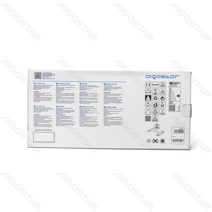 LED Kraštinis panelinis šviestuvas 25W