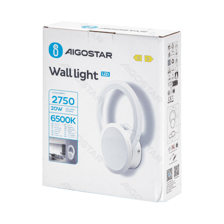 Wall light 6500K Iron&Acrylic