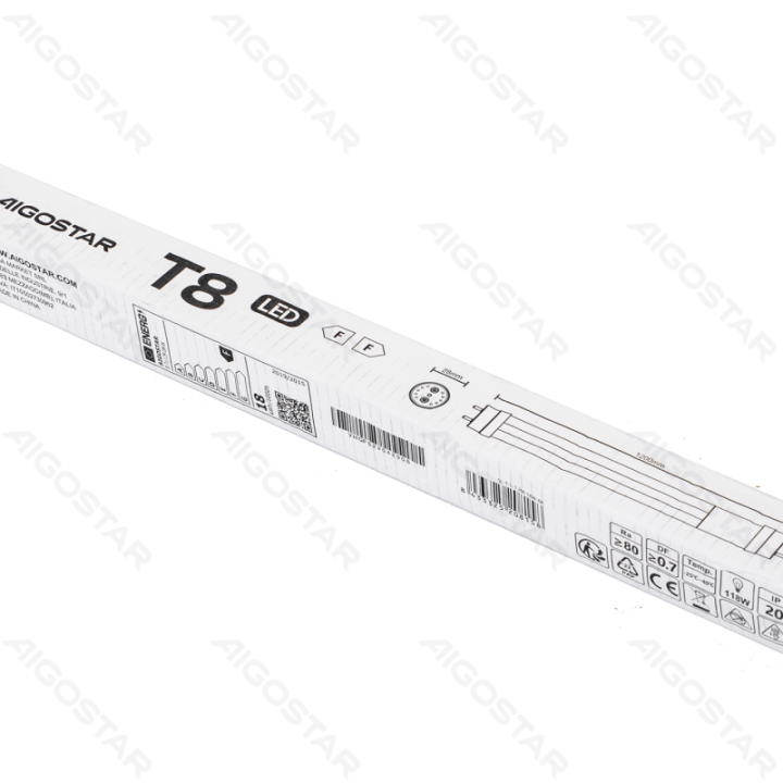 LED Glass T8 Light Tube 1.2m 18W