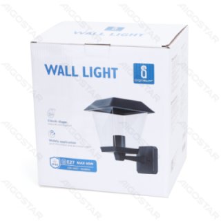 Vintage Wall Light Black (Without Light Source) E27