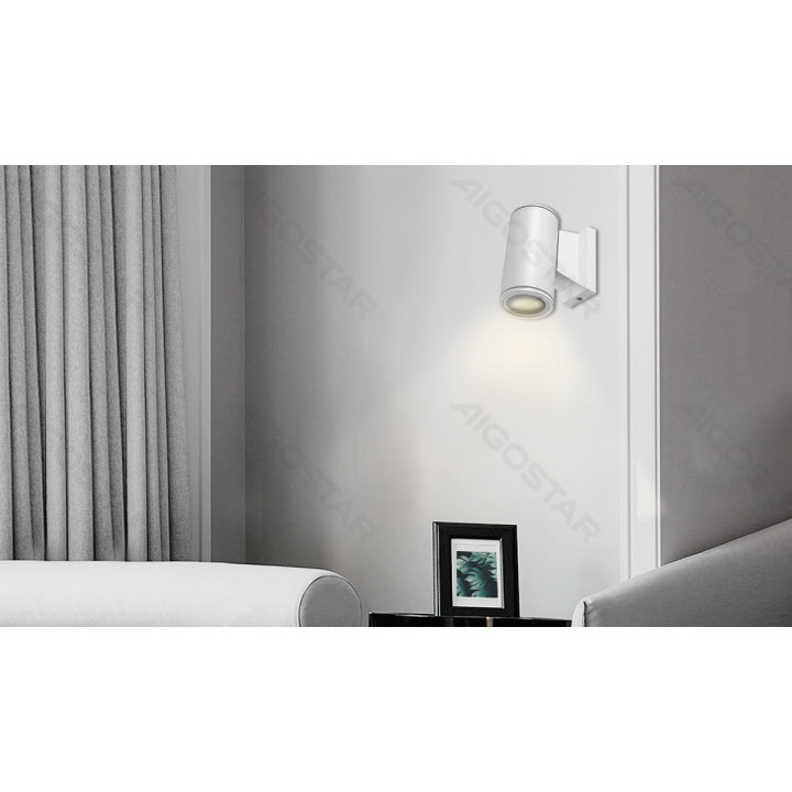 One-way Wall Light White (Without Light Source) GU10