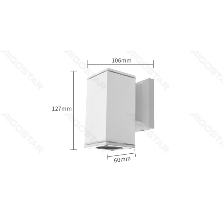 One-way Wall Light White (Without Light Source) GU10