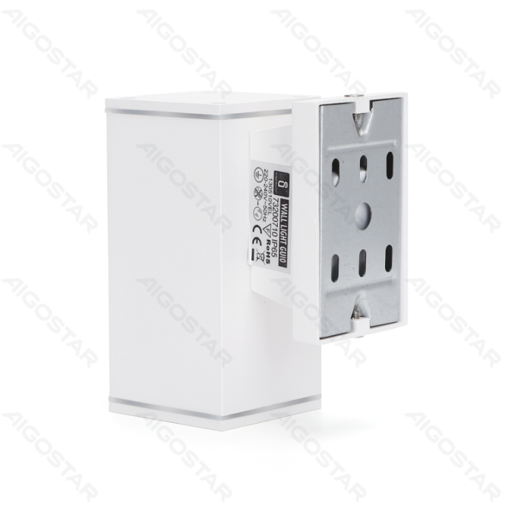 Vienpusis sieninis šviestuvas baltas (be šviesos šaltinio) GU10