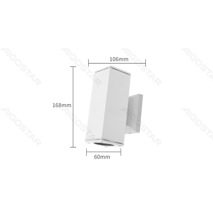 Two-way Wall Light White (Without Light Source) GU10