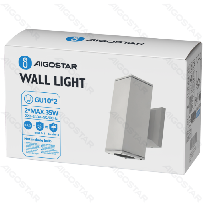 Two-way Wall Light White (Without Light Source) GU10
