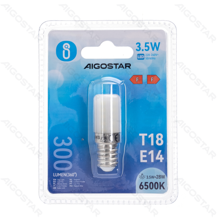 LED Fridge Bulb T18 E14 3.5W