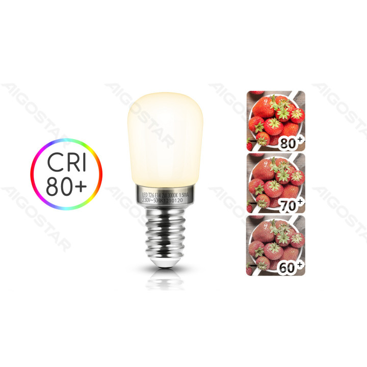 LED Fridge Bulb T26 E14 2.5W