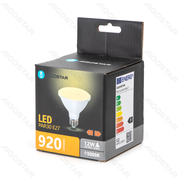 LED PAR30 E27 12W 3000k