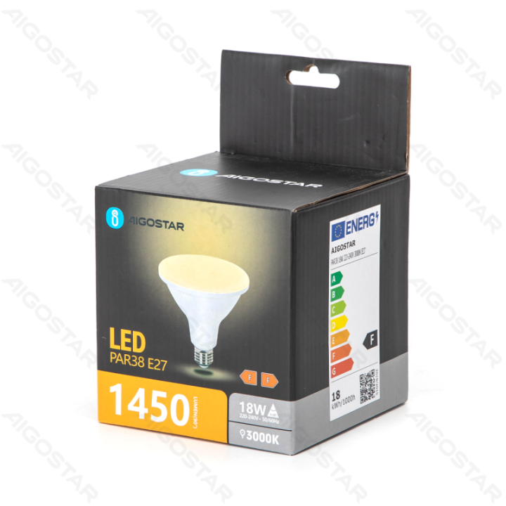 LED PAR38 E27 18W 3000k