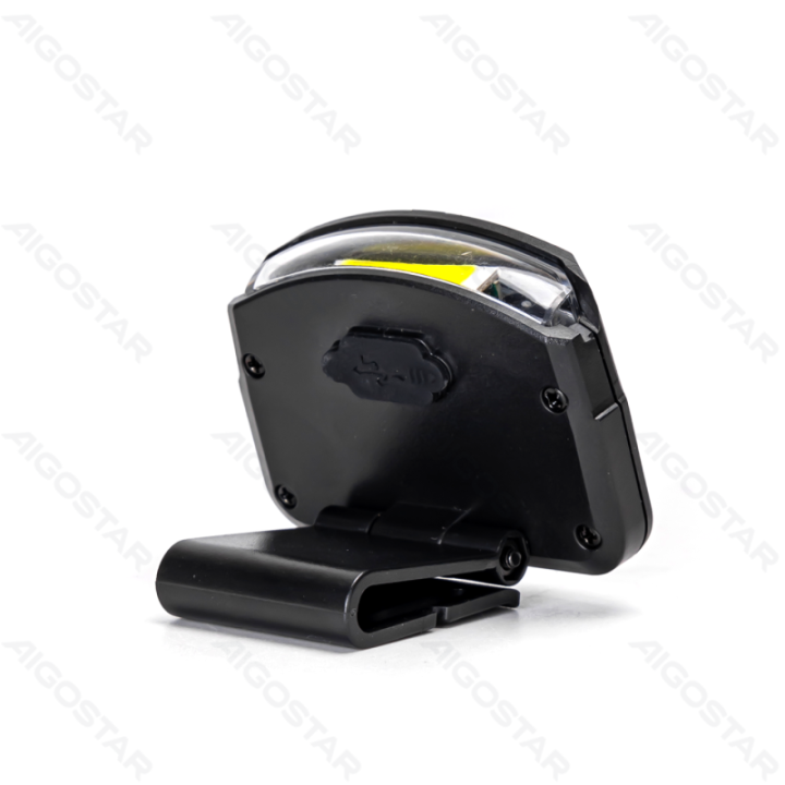 Galvos žibintas su jutiklio jungikliu, įkraunamas