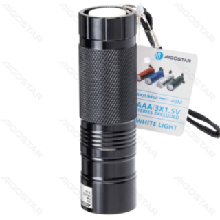 Žibintuvėlis 4 spalvų 3 AAA baterijos