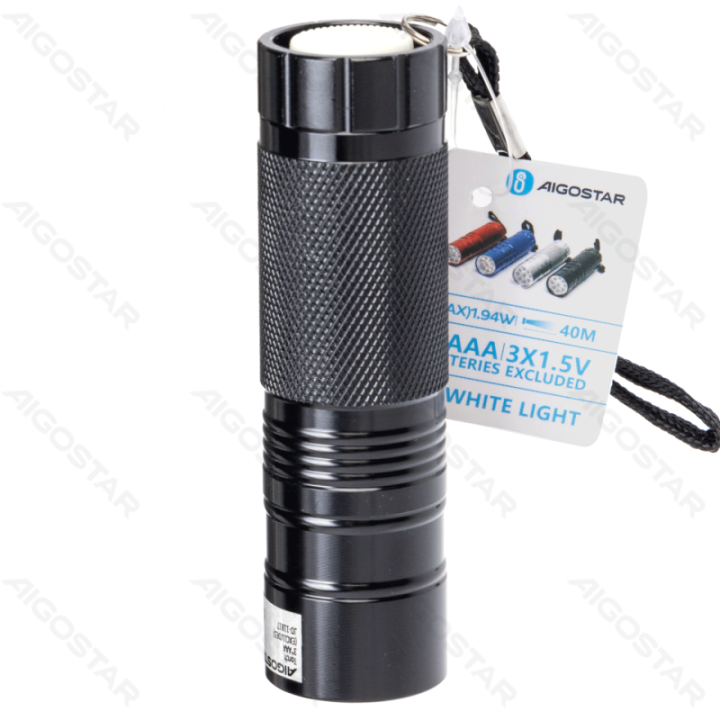 Torch 4 colours 3AAA batteries