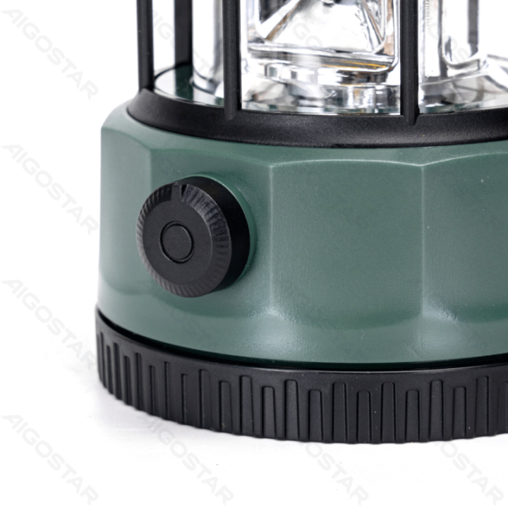 Camping lantern dimmable with knob rechargeable