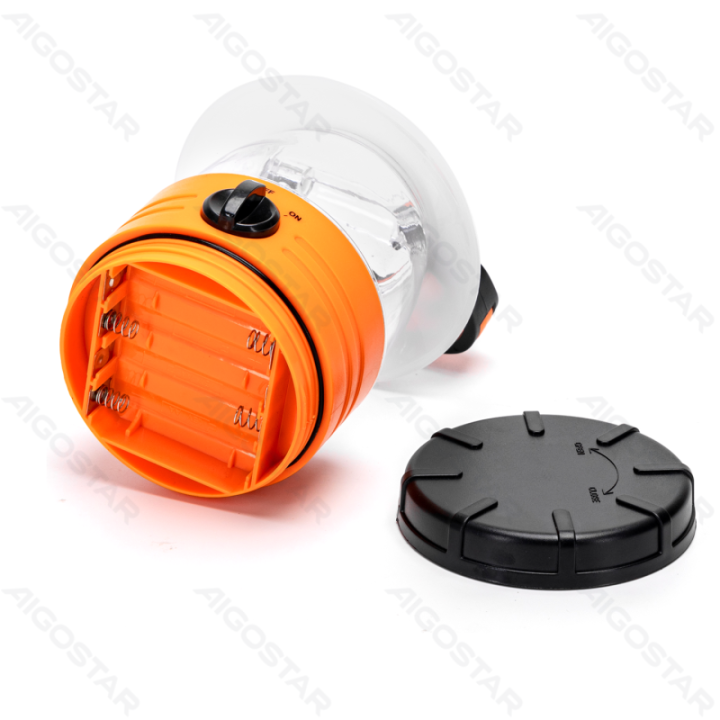 Stovyklavimo žibintas, 4×AA baterijos