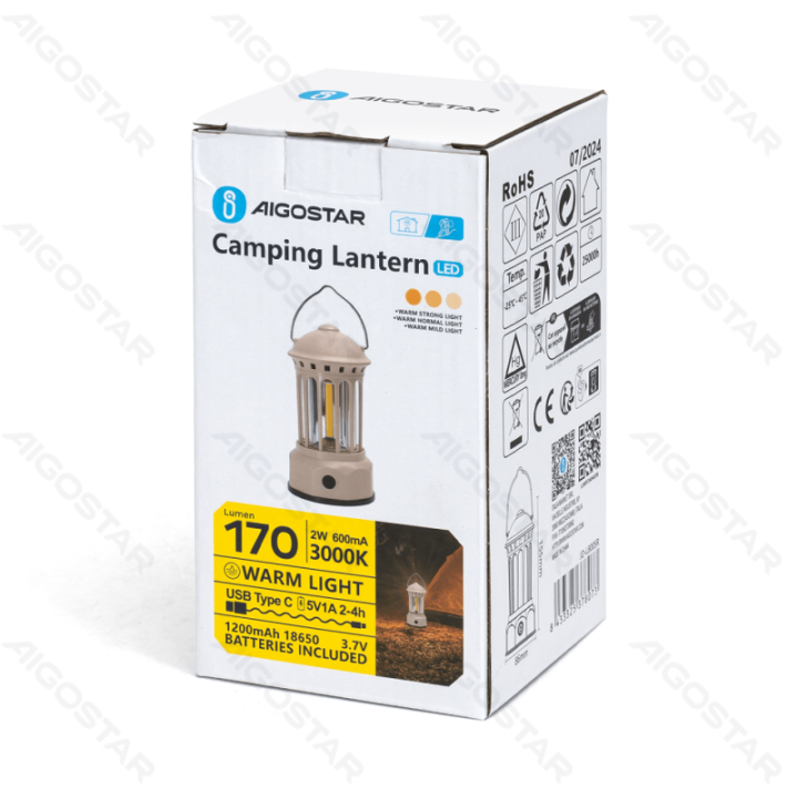 LED Camping Lantern, USB charge