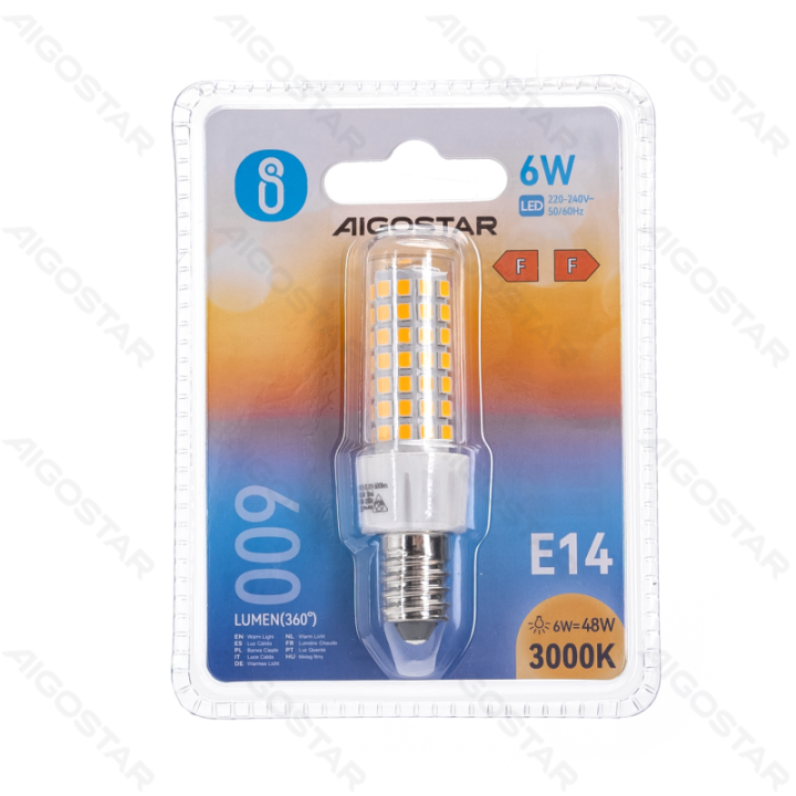 LED LED elementai E14 6W