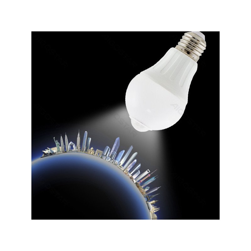 LED A60 E27 6W with Infrared Sensor