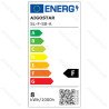 LED Filamentinė lemputė (gintarinė) ST64 E27 8W