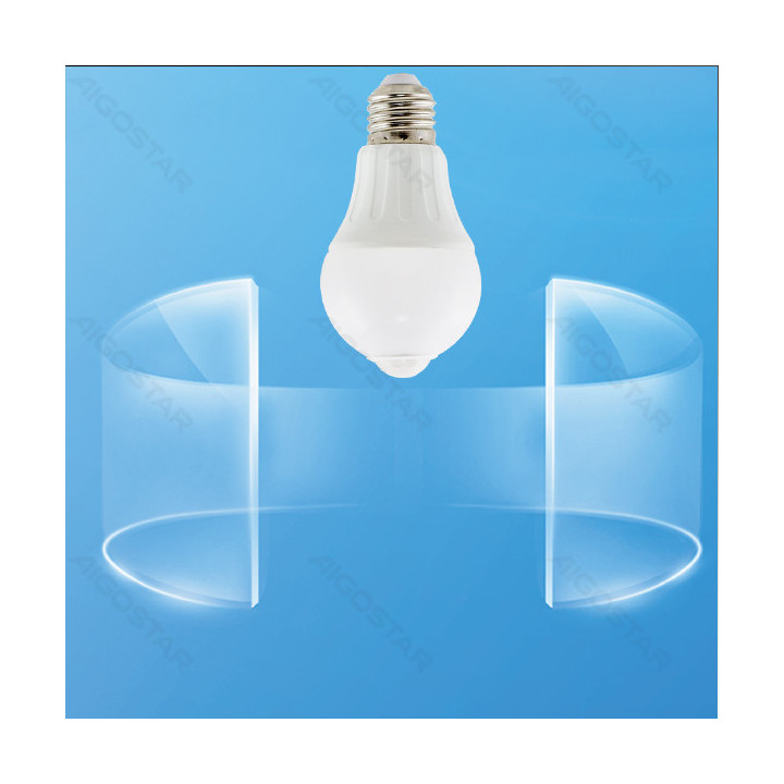 LED A60 E27 6W su infraraudonųjų spindulių jutikliu