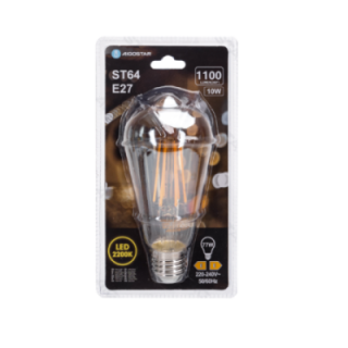 LED Filament Bulb (Amber) ST64 E27 10W