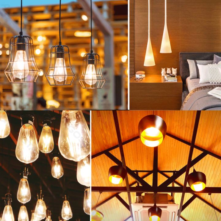 LED Siūlinė lemputė (skaidri) ST64 E27 14W