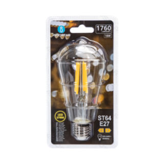 LED Filament Bulb (Clear) ST64 E27 16W