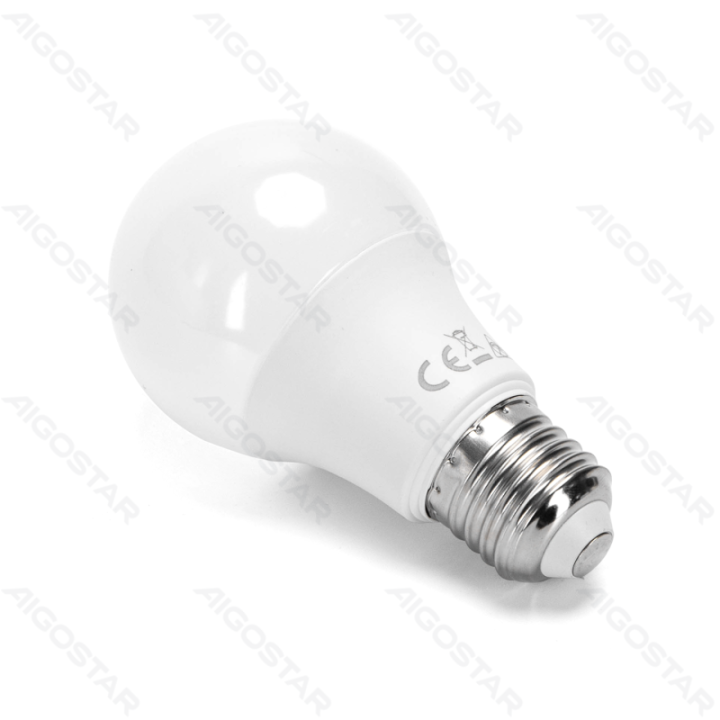 LED A60 Globe Bulb-E27-7W-6500K-620lm-2 pcs