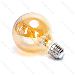 LED Filament Bulb (Amber) G80 E27 8W