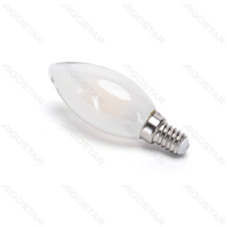 LED frosted lampshade filament bulb C35 E14 4.9W