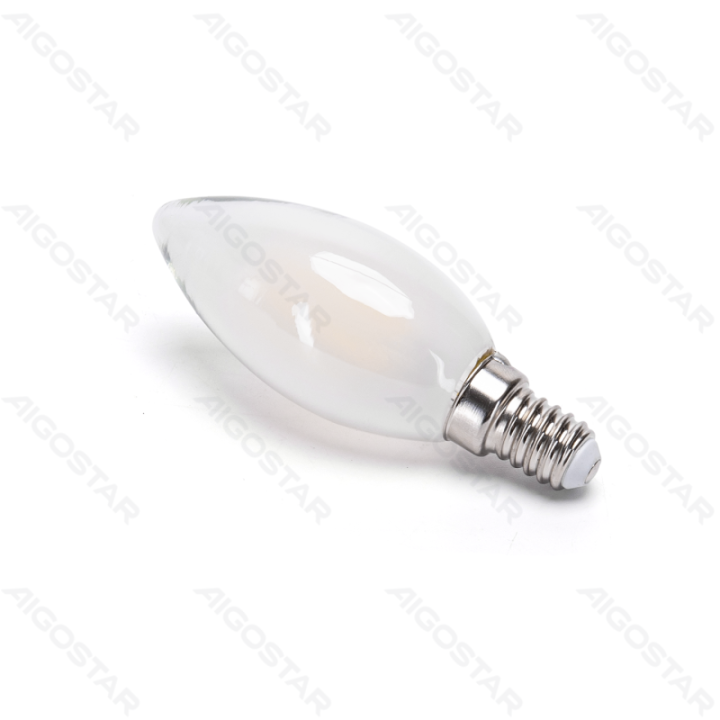 LED matinio atspalvio filamentinė lemputė C35 E14 4.9W