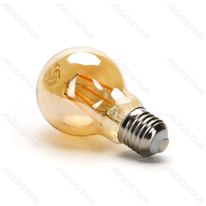 LED Filament Bulb (Amber) A60 E27 8W