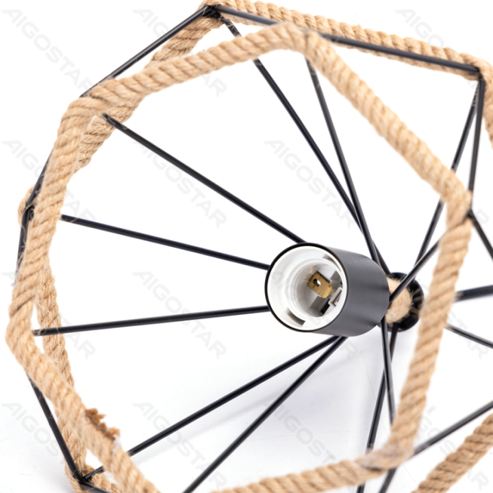 Iron Pendant Lamp (Without Light Source) Brown E27