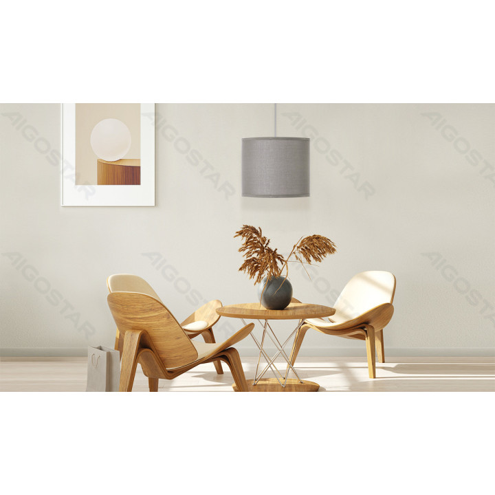 Audinio pakabinamas šviestuvas (be šviesos šaltinio) Pilkas E27