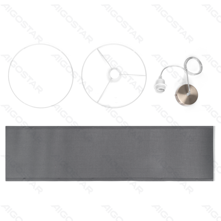 Audinio pakabinamas šviestuvas (be šviesos šaltinio) Pilkas E27