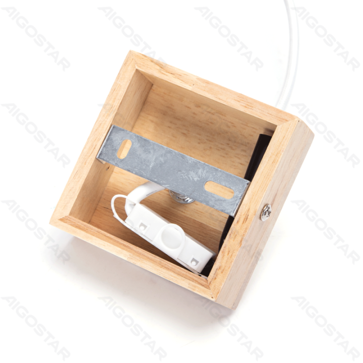 Wooden Pendant Lamp (Without Light Source) E27