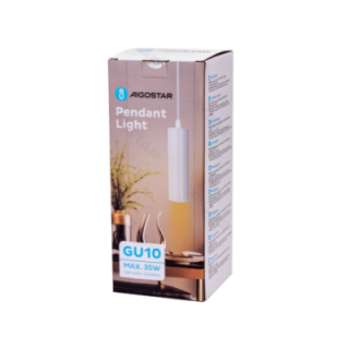 Iron pendant light white (without light source) GU10