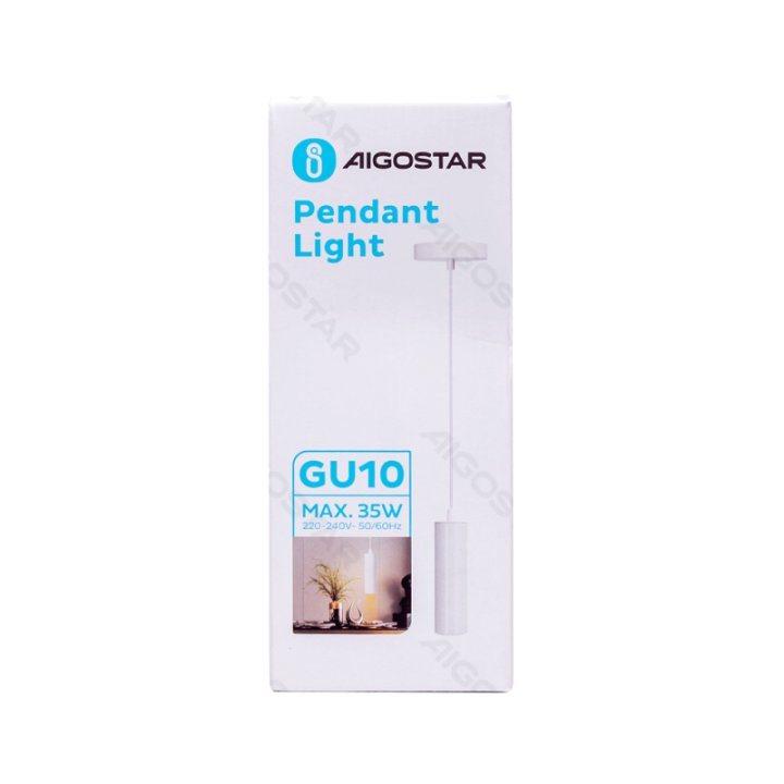 Iron pendant light white (without light source) GU10