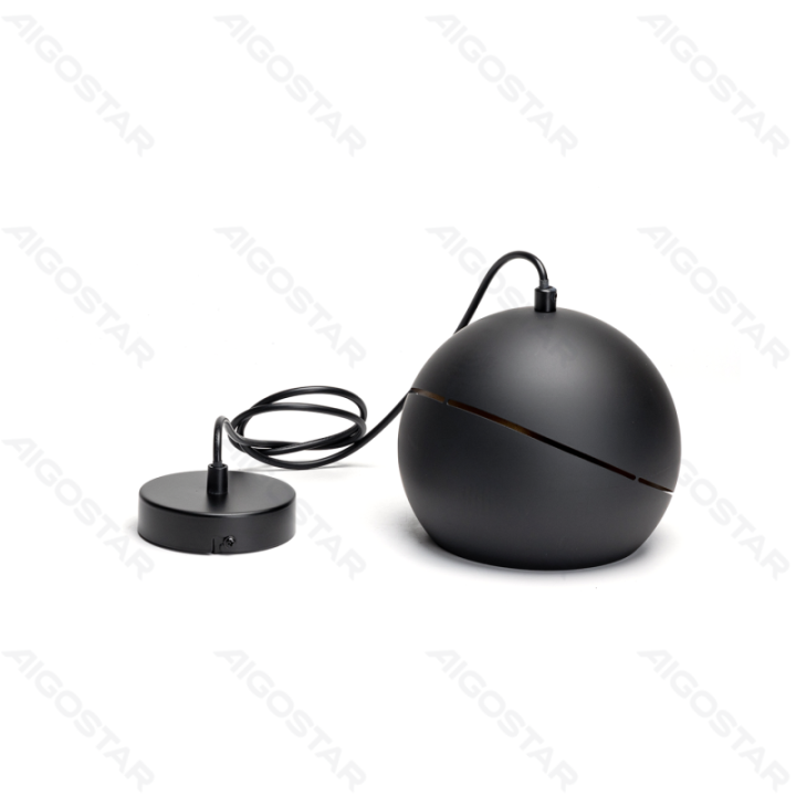 Geležinis pakabinamas šviestuvas juodas (be šviesos šaltinio) E27