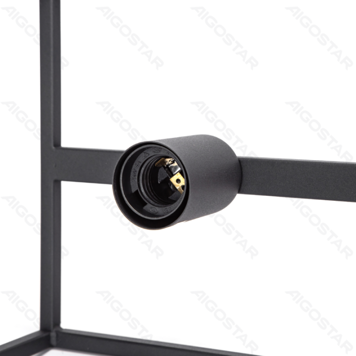 4-way Metal Pendant Light with Adjustable Rod, E27