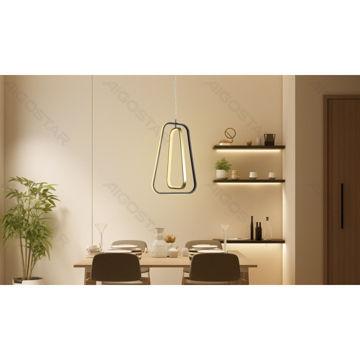 Aliumininis pakabinamas šviestuvas 36W 2700K