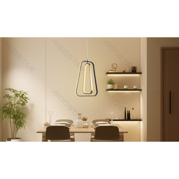 Aluminum pendant light 36W 2700K