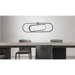Metalo ir silikono LED pakabinamas šviestuvas, 35W, 6500K