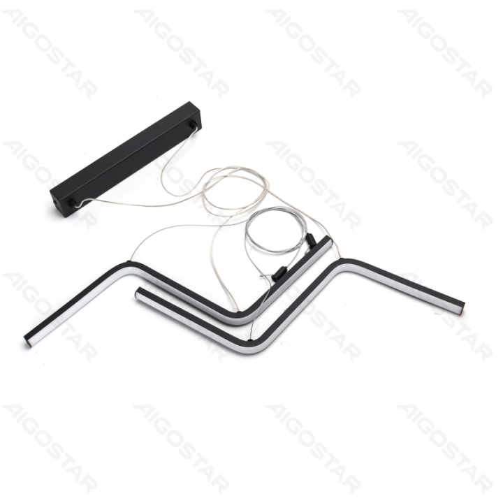 Metalo ir silikono LED pakabinamas šviestuvas, 23W, 2700K