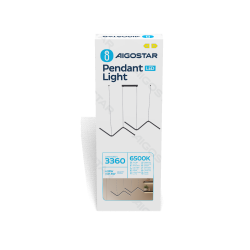 Metalo ir silikono LED pakabinamas šviestuvas, 23W, 6500K