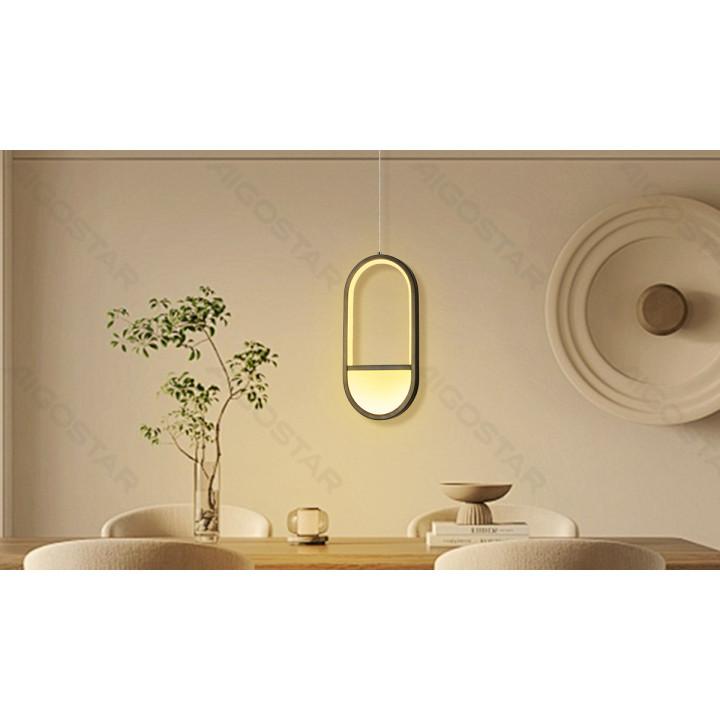 Aluminum pendant light 13.5W 2700K