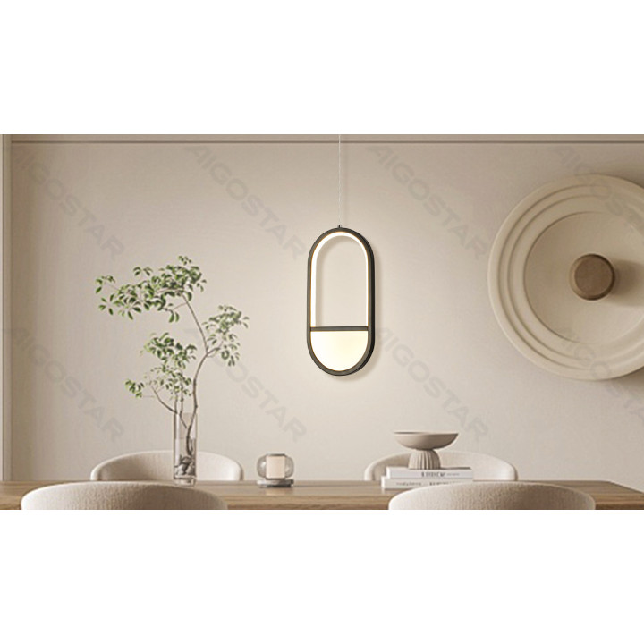 Aluminum pendant light 13.5W 6500K