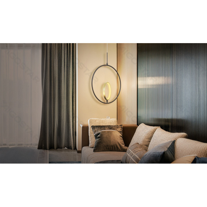 Pakabinamas šviestuvas 2700K Aliuminis & Silikonas