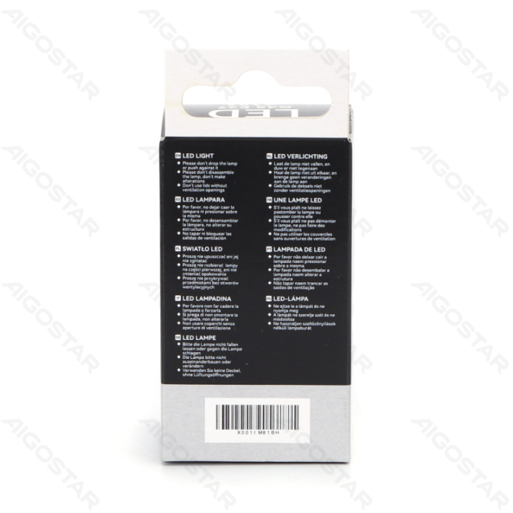 LED Filament Bulb (Clear) G45 E27 4W