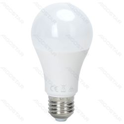 LED šviesai jautri ir mikrobangų jutiklio lemputė A60 E27 9W 6500K
